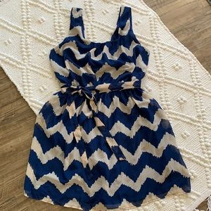 Womens Chevron Lily Rose Dress